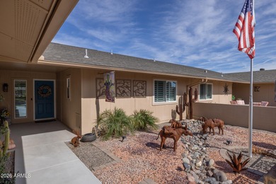 Ideal for full or part-time living, this inviting twin-home on Pebblebrook Golf Course in Arizona - for sale on GolfHomes.com, golf home, golf lot