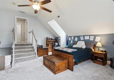 Step out of your home onto the 9th fairway.  This beautiful home on Riverfront Golf Club in Virginia - for sale on GolfHomes.com, golf home, golf lot