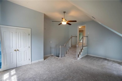 Step out of your home onto the 9th fairway.  This beautiful home on Riverfront Golf Club in Virginia - for sale on GolfHomes.com, golf home, golf lot