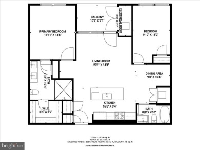 A well-maintained 2-bedroom, 2-bathroom condominium, built in on Turf Valley Resort in Maryland - for sale on GolfHomes.com, golf home, golf lot