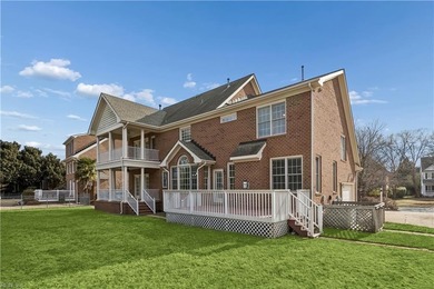 Step out of your home onto the 9th fairway.  This beautiful home on Riverfront Golf Club in Virginia - for sale on GolfHomes.com, golf home, golf lot
