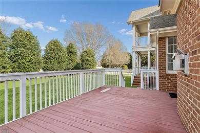 Step out of your home onto the 9th fairway.  This beautiful home on Riverfront Golf Club in Virginia - for sale on GolfHomes.com, golf home, golf lot