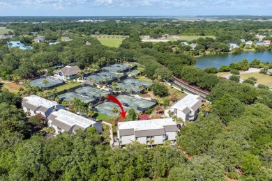 Charming First-Floor Villa Overlooking the Racquet Club on on The Seabrook Island Club in South Carolina - for sale on GolfHomes.com, golf home, golf lot