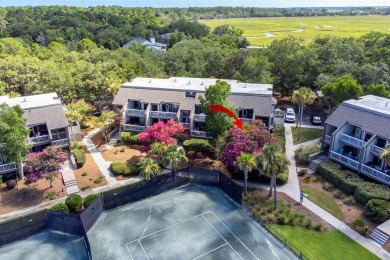 Charming First-Floor Villa Overlooking the Racquet Club on on The Seabrook Island Club in South Carolina - for sale on GolfHomes.com, golf home, golf lot