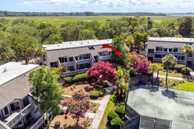 Charming First-Floor Villa Overlooking the Racquet Club on on The Seabrook Island Club in South Carolina - for sale on GolfHomes.com, golf home, golf lot