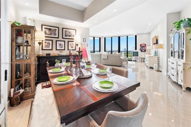Discover luxury living in this stunning ONE OF A KIND two-story on Turnberry Isle Resort and Club in Florida - for sale on GolfHomes.com, golf home, golf lot