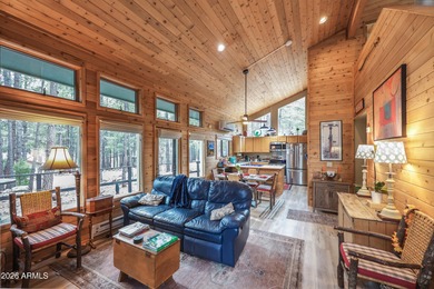 Cozy mountain retreat on a huge, heavily treed, large 36,600 sq on Pinewood Country Club in Arizona - for sale on GolfHomes.com, golf home, golf lot