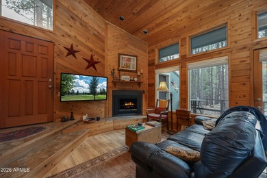 Cozy mountain retreat on a huge, heavily treed, large 36,600 sq on Pinewood Country Club in Arizona - for sale on GolfHomes.com, golf home, golf lot