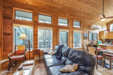 Cozy mountain retreat on a huge, heavily treed, large 36,600 sq on Pinewood Country Club in Arizona - for sale on GolfHomes.com, golf home, golf lot