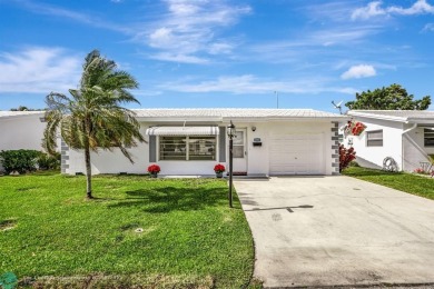 Welcome to this charming two bedroom, one and a half bath home on Leisureville Community Association in Florida - for sale on GolfHomes.com, golf home, golf lot