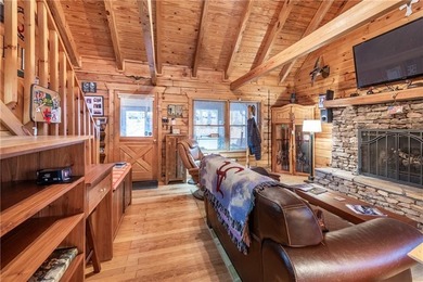 Log Cabin on Creek Frontage at the End of a Quiet Cul-de-Sac - on Bent Tree Golf Course in Georgia - for sale on GolfHomes.com, golf home, golf lot