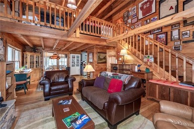 Log Cabin on Creek Frontage at the End of a Quiet Cul-de-Sac - on Bent Tree Golf Course in Georgia - for sale on GolfHomes.com, golf home, golf lot