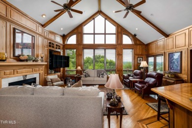 Stunning Custom Home with Long-Range Mountain Views on the on Ridges Golf and Country Club in Tennessee - for sale on GolfHomes.com, golf home, golf lot
