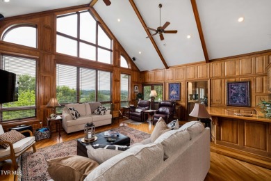 Stunning Custom Home with Long-Range Mountain Views on the on Ridges Golf and Country Club in Tennessee - for sale on GolfHomes.com, golf home, golf lot