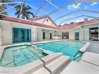 Discover a rare courtyard-style estate where timeless design on Gulf Harbour Yacht and Country Club in Florida - for sale on GolfHomes.com, golf home, golf lot