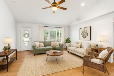 Fully updated in 2025 from top to bottom, this stunning 3BR/2BA on Lake Louise Golf Club in North Carolina - for sale on GolfHomes.com, golf home, golf lot