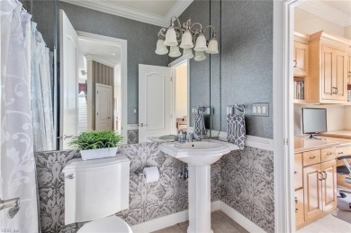 Step into this Showcase Home-a-Rama estate, where timeless on Riverfront Golf Club in Virginia - for sale on GolfHomes.com, golf home, golf lot
