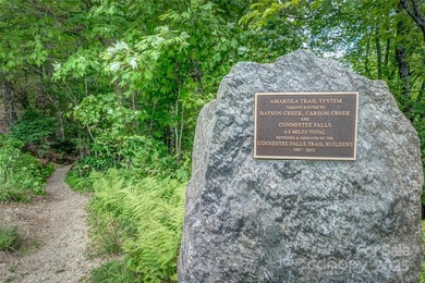 Corner lot bordering POA land. Spacious and buildable. Has on Connestee Falls Golf Club in North Carolina - for sale on GolfHomes.com, golf home, golf lot