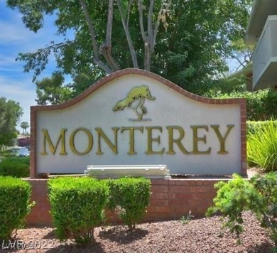 Clean! This Monterey Condo in the guard gated Las Vegas country on Las Vegas Country Club in Nevada - for sale on GolfHomes.com, golf home, golf lot