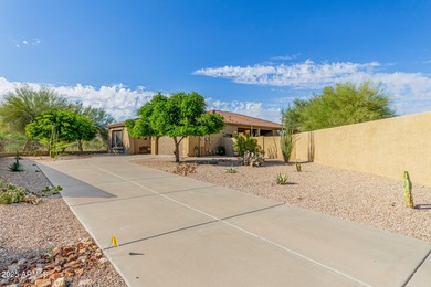 PRIVACY, PANORAMIC VIEWS, & RESORT STYLE LIVING in this GORGEOUS on Estrella Mountain Ranch Golf Course in Arizona - for sale on GolfHomes.com, golf home, golf lot
