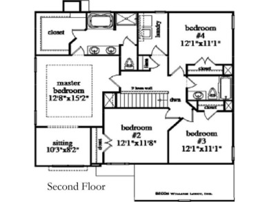 This remarkable *Alexander floor plan* features 4 bedrooms, 2.5 on The Plantation Golf Club in Georgia - for sale on GolfHomes.com, golf home, golf lot