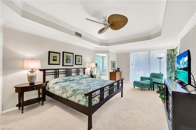 Enjoy panoramic Golf course views from the large screened lanai on Club at Pelican Bay Golf Course in Florida - for sale on GolfHomes.com, golf home, golf lot