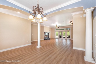 Custom built home in Indian River Preserve Golf Community, sits on Walkabout Golf and Country Club in Florida - for sale on GolfHomes.com, golf home, golf lot