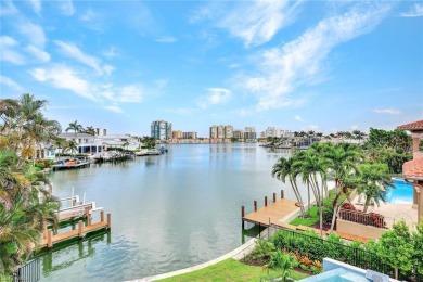 Experience unparalleled luxury in this exceptional bay front on The Moorings Country Club in Florida - for sale on GolfHomes.com, golf home, golf lot