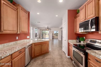 Resort-style living in Solera at Johnson Ranch! This golf course on The Golf Club At Johnson Ranch in Arizona - for sale on GolfHomes.com, golf home, golf lot