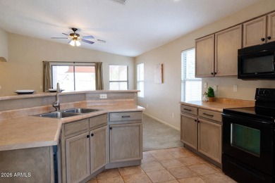 Golf course lot with beautiful views and a spacious split on Las Colinas Golf Club in Arizona - for sale on GolfHomes.com, golf home, golf lot