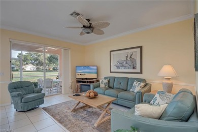 Bright and cheerful 2 bedroom, 2 bath Villa on the golf course on Villages of Country Creek Golf Course in Florida - for sale on GolfHomes.com, golf home, golf lot