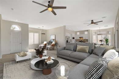 Professionally designed Sun City Summerlin view home located ON on Highland Falls Golf Club in Nevada - for sale on GolfHomes.com, golf home, golf lot