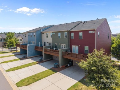 Built in 2017, this beautiful 3-story SW Charlotte townhome on Renaissance Park Golf Course in North Carolina - for sale on GolfHomes.com, golf home, golf lot