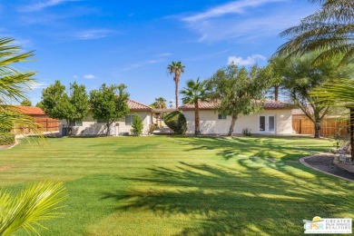 Introducing a custom-built (2002) desert retreat set on a on Bermuda Dunes Country Club in California - for sale on GolfHomes.com, golf home, golf lot