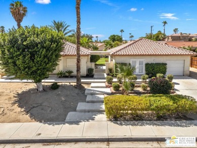 Introducing a custom-built (2002) desert retreat set on a on Bermuda Dunes Country Club in California - for sale on GolfHomes.com, golf home, golf lot