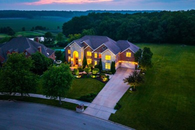Absolutely stunning with 5 bedrooms, 5 full baths, 2 half baths on Whitetail Ridge Golf Course in Illinois - for sale on GolfHomes.com, golf home, golf lot