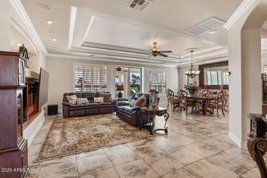 Gorgeous Sienna Model with Casita and Arizona Room Addition on Tuscany Falls At Pebble Creek in Arizona - for sale on GolfHomes.com, golf home, golf lot