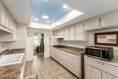 Home, sweet home! This charming 3-bedroom residence backing to on Sun City Riverview Golf Course in Arizona - for sale on GolfHomes.com, golf home, golf lot