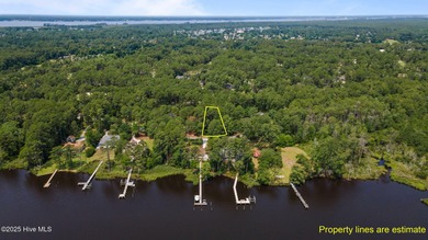 Build your dream home on this half-acre lot in Gated, Marina on Harbour Point Golf Club in North Carolina - for sale on GolfHomes.com, golf home, golf lot