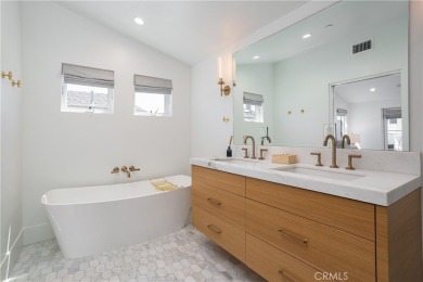 Set on a quiet street in the heart of Corona del Mar's Village on The Newport Beach Country Club in California - for sale on GolfHomes.com, golf home, golf lot