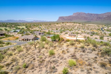 Wait until you see this spectacular hillside lot with views of on Gold Canyon Golf Resort - Sidewinder in Arizona - for sale on GolfHomes.com, golf home, golf lot