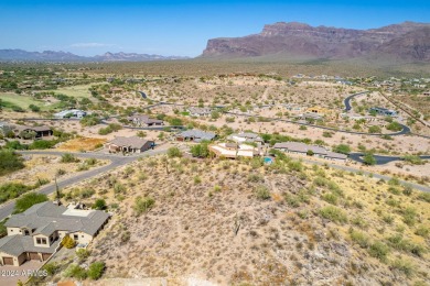 Wait until you see this spectacular hillside lot with views of on Gold Canyon Golf Resort - Sidewinder in Arizona - for sale on GolfHomes.com, golf home, golf lot