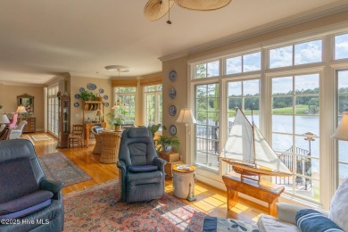 Welcome to this stunning, elegant waterfront home situated on an on Pinehurst  No. 6 Golf Course in North Carolina - for sale on GolfHomes.com, golf home, golf lot