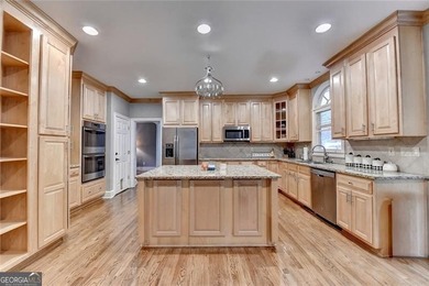 Stately 6-bedroom, 5-bath executive home built by award-winning on Woodmont Golf and Country Club in Georgia - for sale on GolfHomes.com, golf home, golf lot