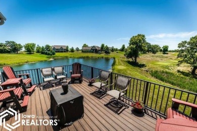 Exceptional view - every window offers view of water on The Harvester in Iowa - for sale on GolfHomes.com, golf home, golf lot