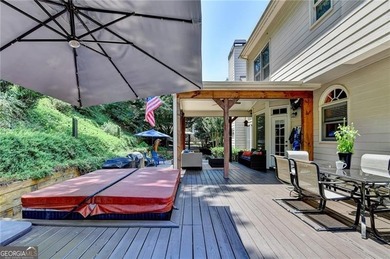 Stately 6-bedroom, 5-bath executive home built by award-winning on Woodmont Golf and Country Club in Georgia - for sale on GolfHomes.com, golf home, golf lot