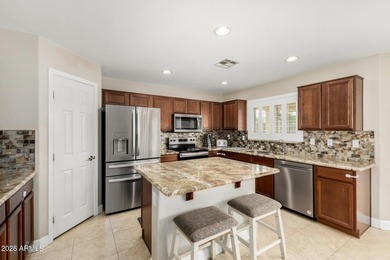 Welcome home to this stunning two-story gem, on a quiet on The Golf Club At Johnson Ranch in Arizona - for sale on GolfHomes.com, golf home, golf lot