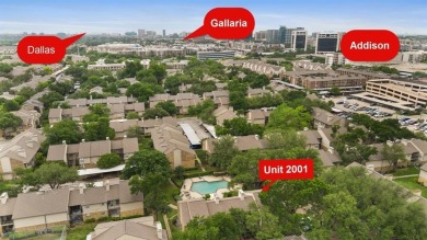 Picture yourself living in this spacious two bed two bath condo on Prestonwood Country Club - Dallas County in Texas - for sale on GolfHomes.com, golf home, golf lot