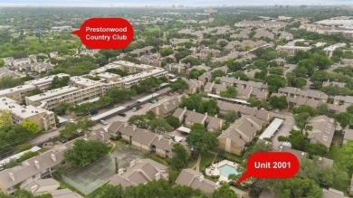 Picture yourself living in this spacious two bed two bath condo on Prestonwood Country Club - Dallas County in Texas - for sale on GolfHomes.com, golf home, golf lot