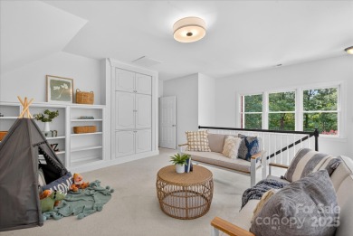 This one has it all - full basement home, on a quiet cul-de-sac on Ballantyne Resort and Country Club in North Carolina - for sale on GolfHomes.com, golf home, golf lot